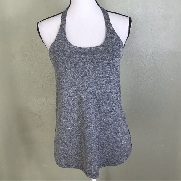 Gapfit Gray Built In Bra Workout Top Size S - Picture 2 of 8
